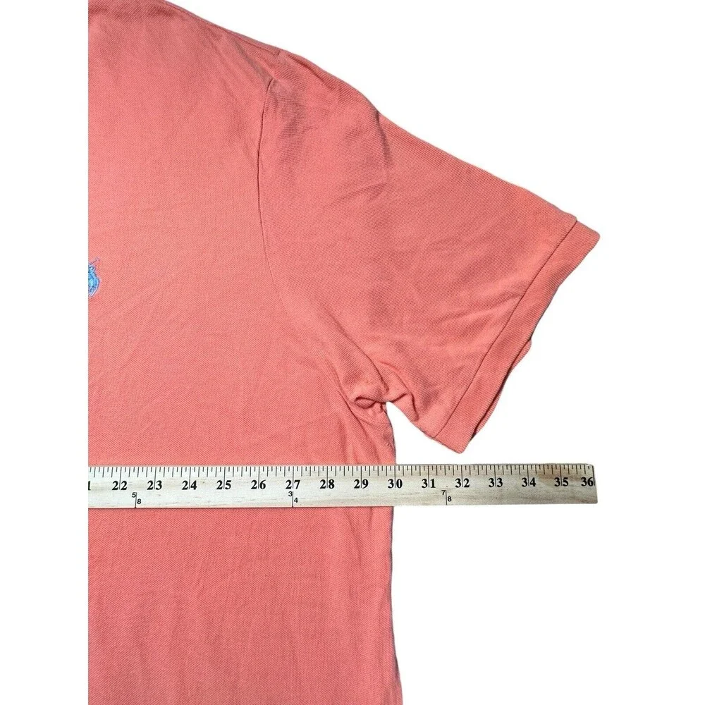 Polo Ralph Lauren Short Sleeve Shirt Size 4XB Orange Pony‎ Preppy Classic #IJ8